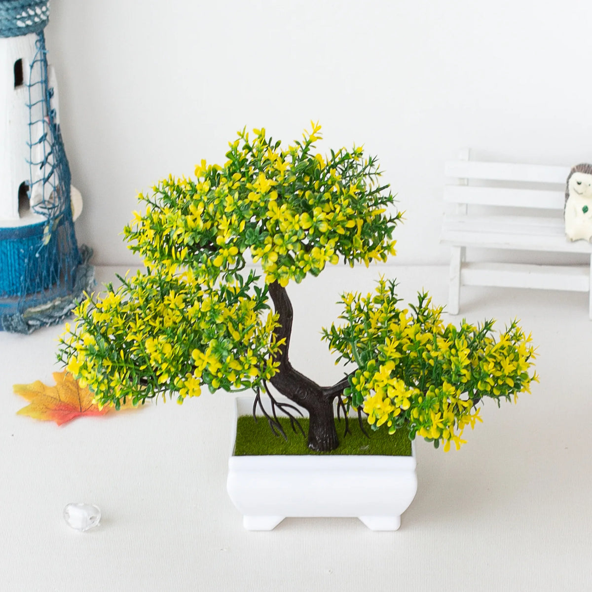 Bonsai Artificial em Vaso – Árvore Pinus