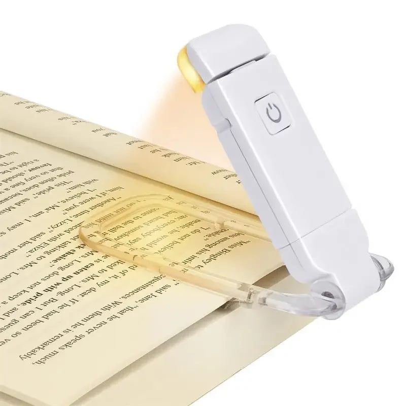 Luz de Leitura USB Recarrregável com Clip