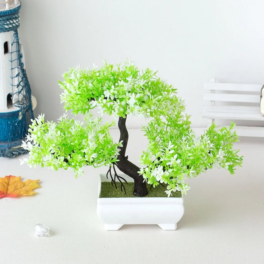 Bonsai Artificial em Vaso – Árvore Pinus