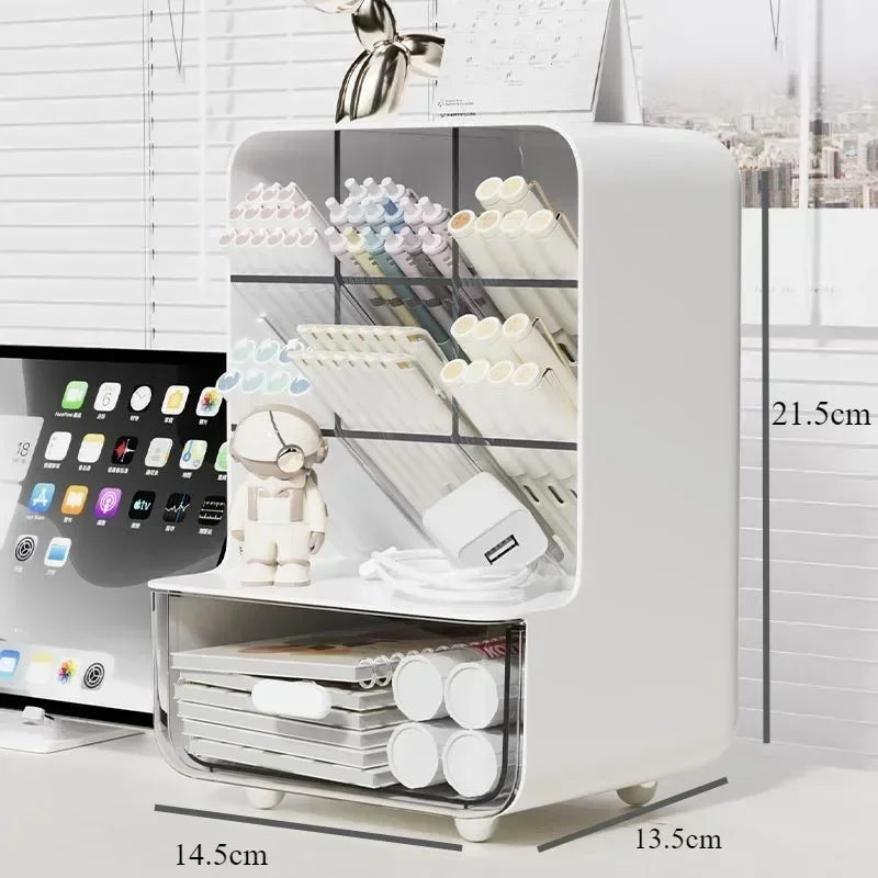 Organizador de Mesa com Suporte para Canetas