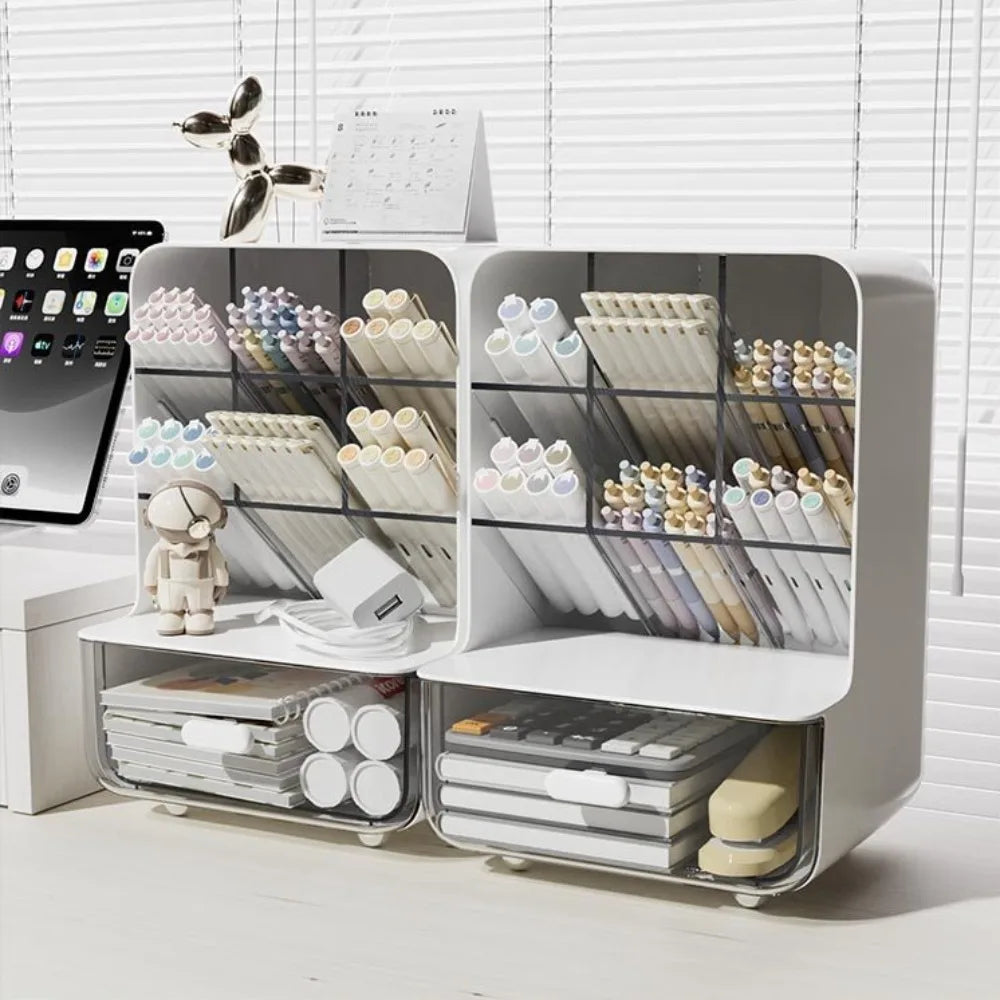 Organizador de Mesa com Suporte para Canetas