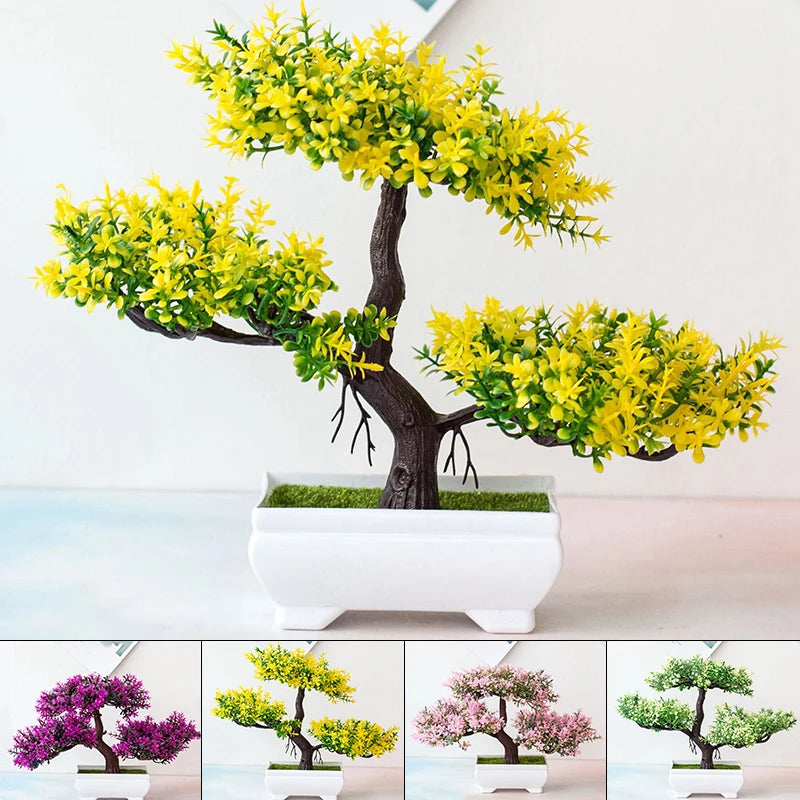 Bonsai Artificial em Vaso – Árvore Pinus
