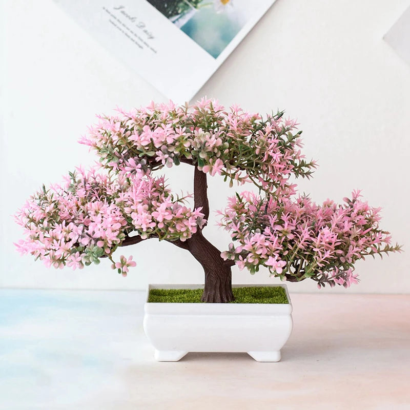 Bonsai Artificial em Vaso – Árvore Pinus