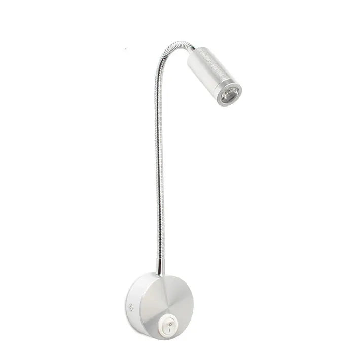Luminária de Parede LED 3W com Braço Flexível