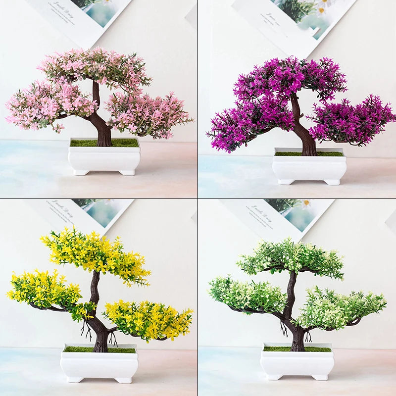Bonsai Artificial em Vaso – Árvore Pinus