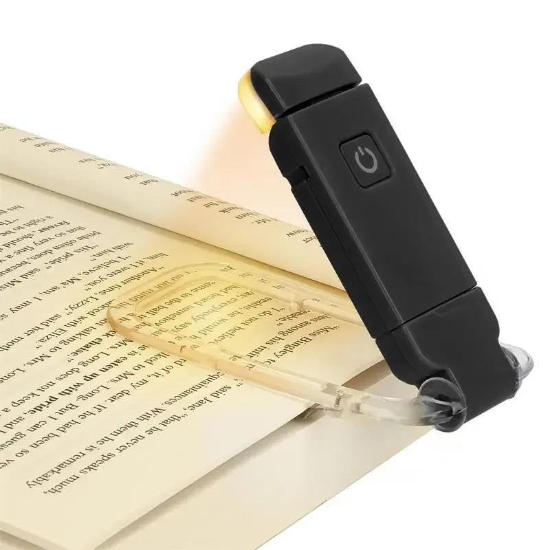 Luz de Leitura USB Recarrregável com Clip