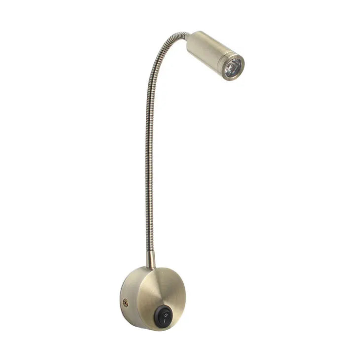 Luminária de Parede LED 3W com Braço Flexível