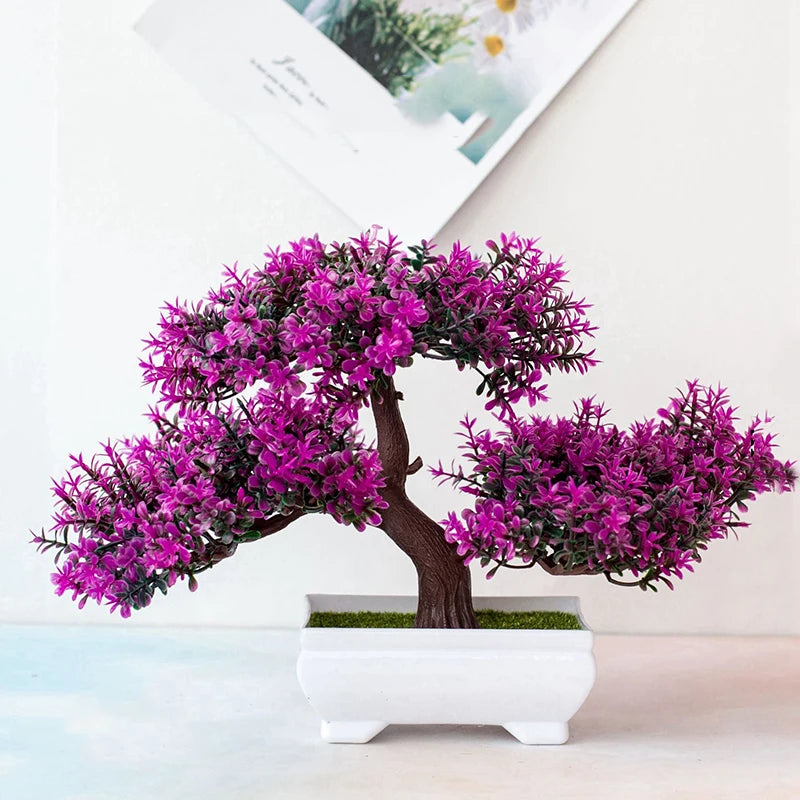 Bonsai Artificial em Vaso – Árvore Pinus
