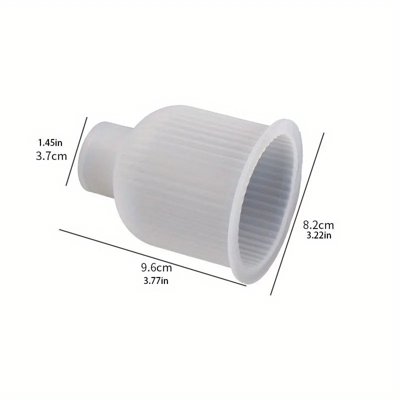 Molde de Silicone Epóxi para Vaso ou Porta-Canetas