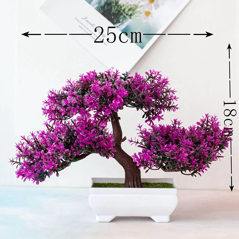 Bonsai Artificial em Vaso – Árvore Pinus