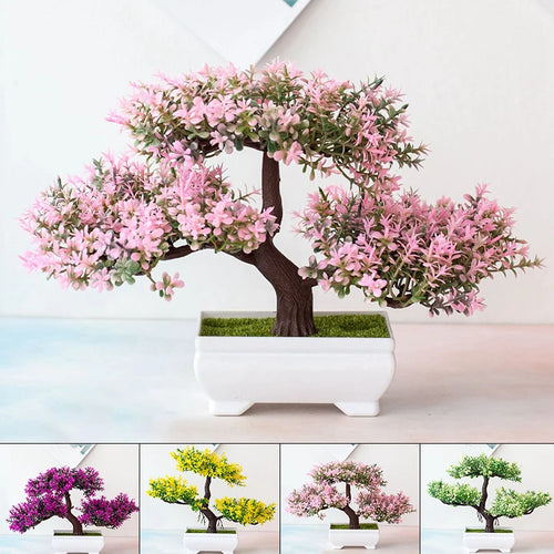 Bonsai Artificial em Vaso – Árvore Pinus